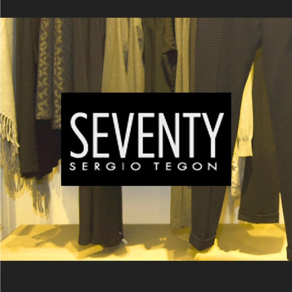 Seventy Sergio Tegon made in Romania dress Small 30” elastic waist with bow - Picture 6 of 6